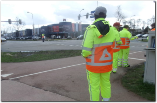 Bouw- en infraprojecten wegwerkzaamheden Verkeersregelaars